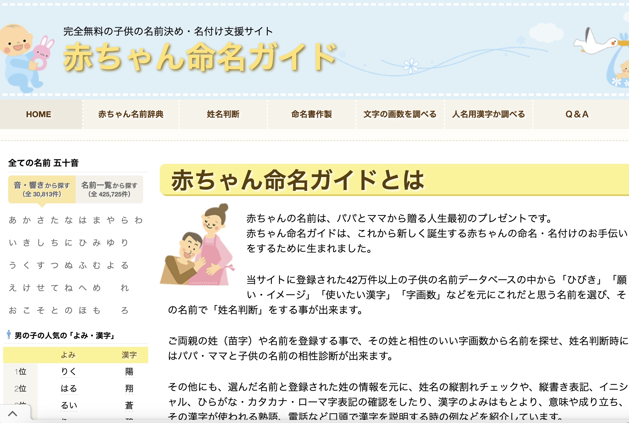 赤ちゃん命名ガイド