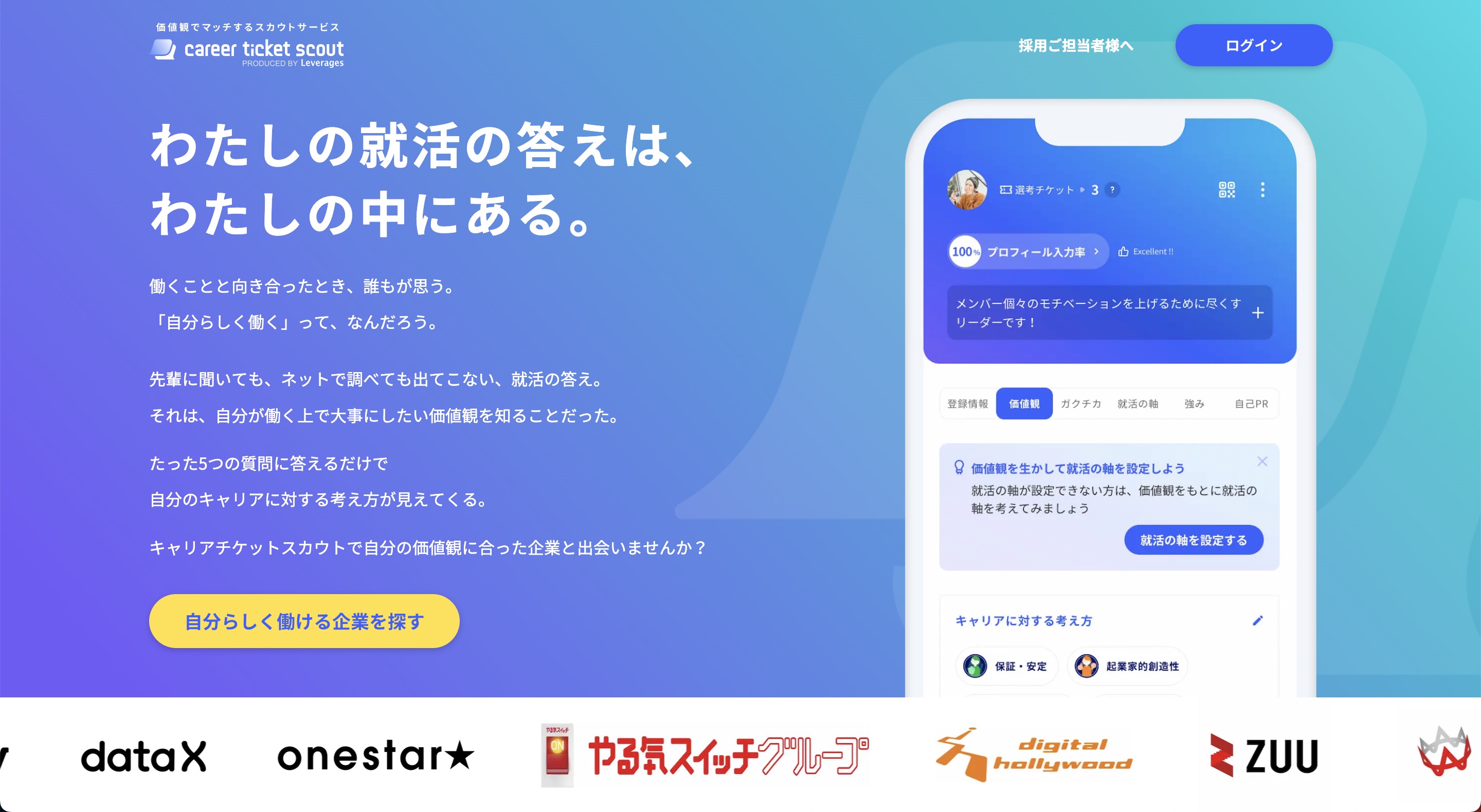 キャリアチケット